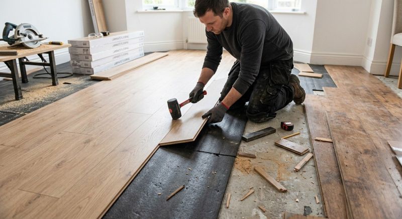 Laminate Floor Replacement in Bergenfield, NJ