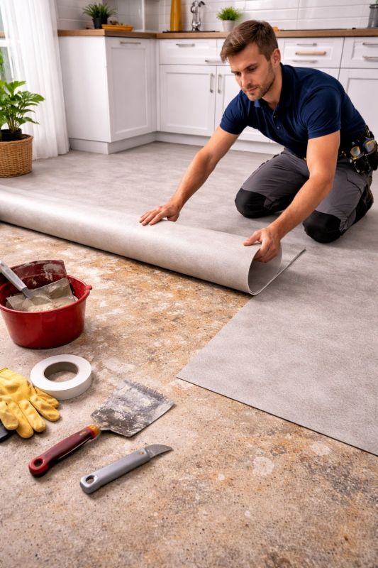 Linoleum Floor Installation in Clark, NJ