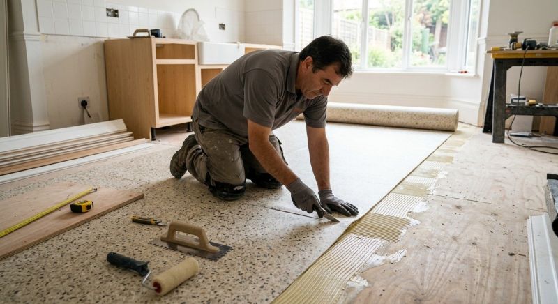 Linoleum Floor Installation in Nyack, NY