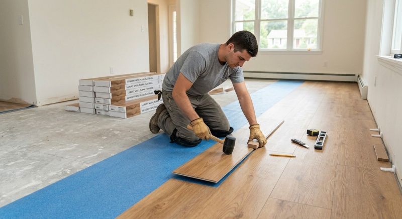 Vinyl Plank Floor Installation in Passaic County, NJ